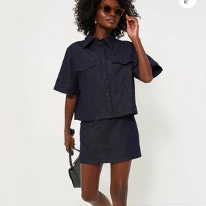 Tuckernuck Navy Skirt Set